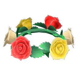 Animal Crossing Rose Crown Image