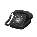 Animal Crossing Rotary Phone|Black Image