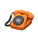 Rotary Phone Orange