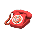 Rotary Phone Red