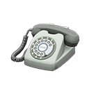 Rotary Phone Silver