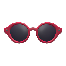 Round Shades Red