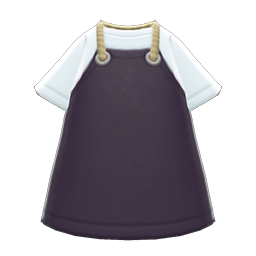 Animal Crossing Rubber Apron|Black Image