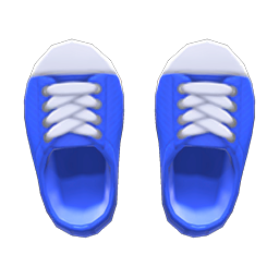 Rubber-toe Sneakers Blue
