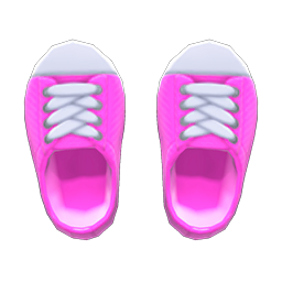 Rubber-toe Sneakers Pink