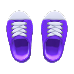 Rubber-toe Sneakers Purple