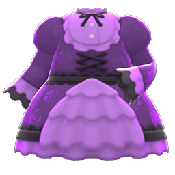 Ruffled Dress Purple