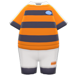 Rugby Uniform Orange & black
