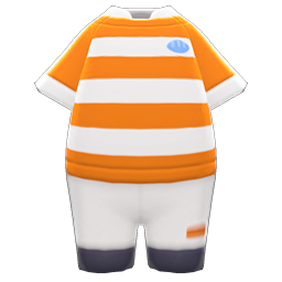 Rugby Uniform Orange & white