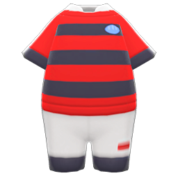 Rugby Uniform Red & black