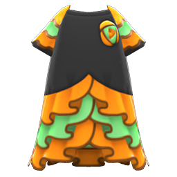 Animal Crossing Rumba Dress|Orange Image