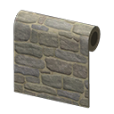 Animal Crossing Rustic-stone Wall Image