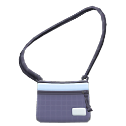Animal Crossing Sacoche Bag|Black Image