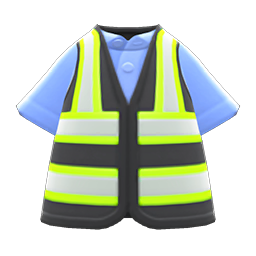 Animal Crossing Safety Vest|Black Image