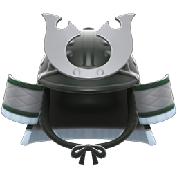Animal Crossing Samurai Helmet|Black Image