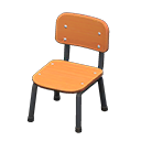 School Chair Light brown & black