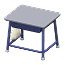 School Desk Gray & blue