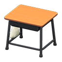 School Desk Light brown & black