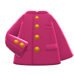 Animal Crossing School Jacket|Berry red Image