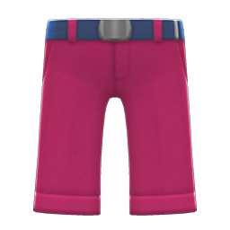 Animal Crossing School Pants|Berry red Image