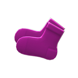 Semi-opaque Socks Purple