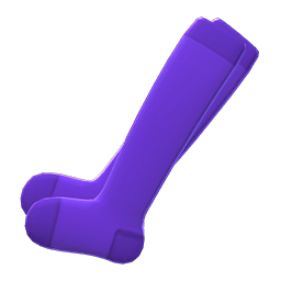 Semi-opaque Tights Purple