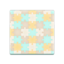 Animal Crossing Sepia Puzzle Flooring Image