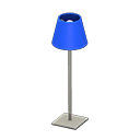 Shaded Floor Lamp Blue