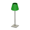 Shaded Floor Lamp Green