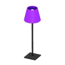 Shaded Floor Lamp Purple