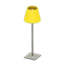 Shaded Floor Lamp Yellow