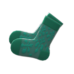 Sheer Socks Green