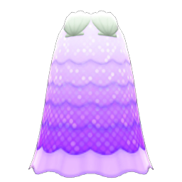 Shell Dress Purple