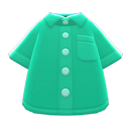 Short-sleeve Dress Shirt Green