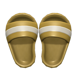 Shower Sandals Gold