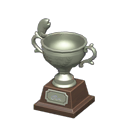 Animal Crossing Silver Fish Trophy Image