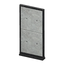 Animal Crossing Simple Panel|Black / Concrete Image