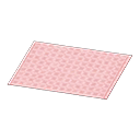 Animal Crossing Simple Pink Bath Mat Image