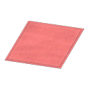 Animal Crossing Simple Small Red Mat Image