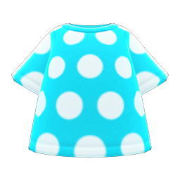 Simple-dots Tee Light blue