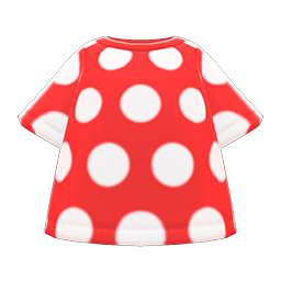 Simple-dots Tee Red