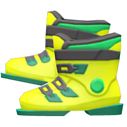 Ski Boots Lime