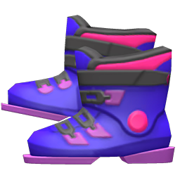 Ski Boots Purple