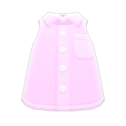 Sleeveless Dress Shirt Pink