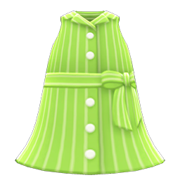 Sleeveless Shirtdress Lime