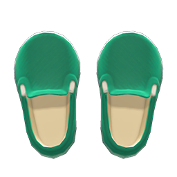 Slip-on Loafers Green
