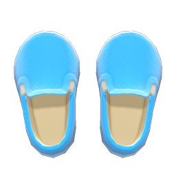 Slip-on Loafers Light blue