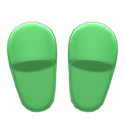 Slippers Green