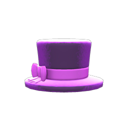 Small Silk Hat Purple