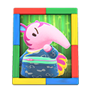 Animal Crossing Snooty's Photo|Colorful Image